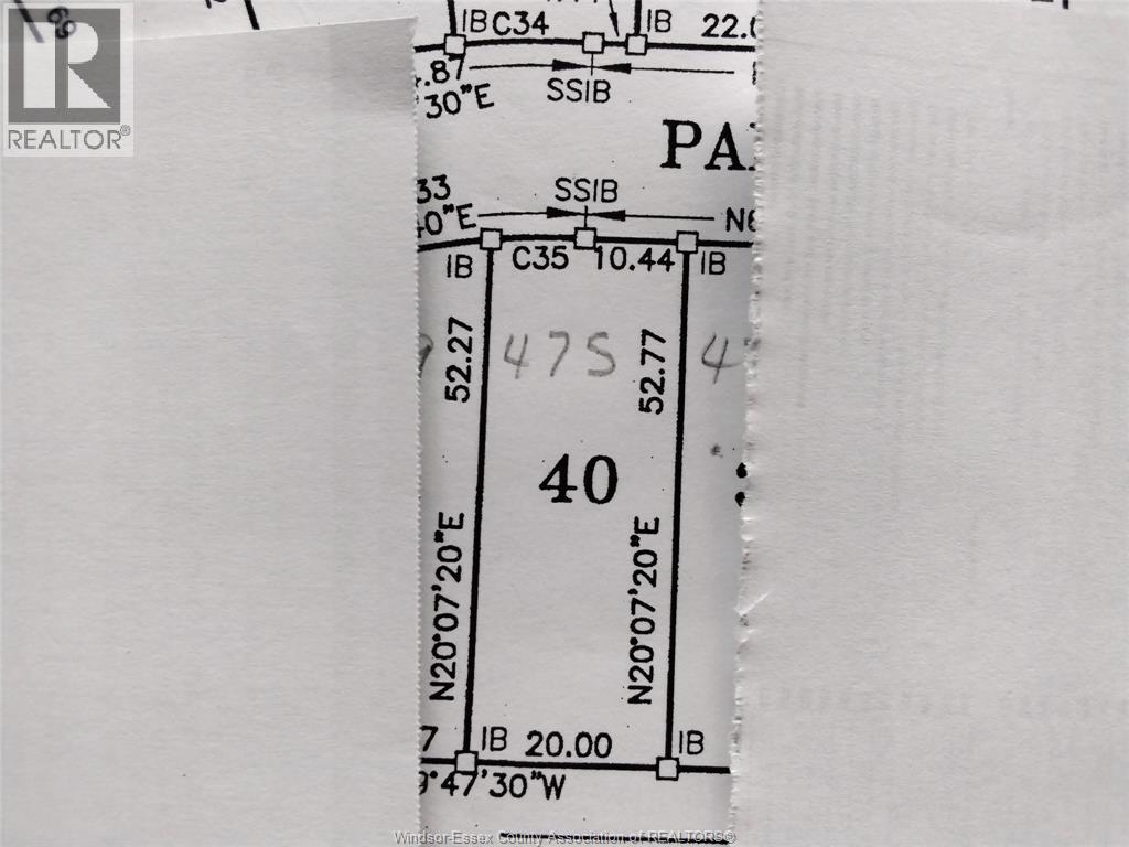 V/L PALLIES Unit# LOT 40